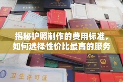 南头揭秘护照制作的费用标准，如何选择性价比最高的服务？