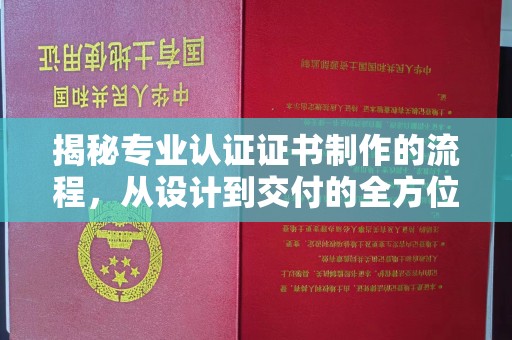 海盐揭秘专业认证证书制作的流程，从设计到交付的全方位指南